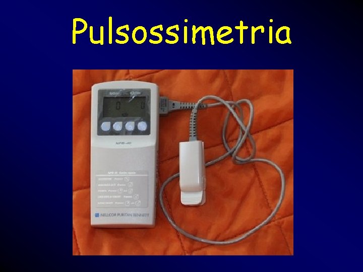 Pulsossimetria Pulsossimetria