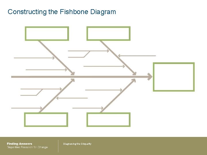 Constructing the Fishbone Diagram Diagnosing the Disparity 