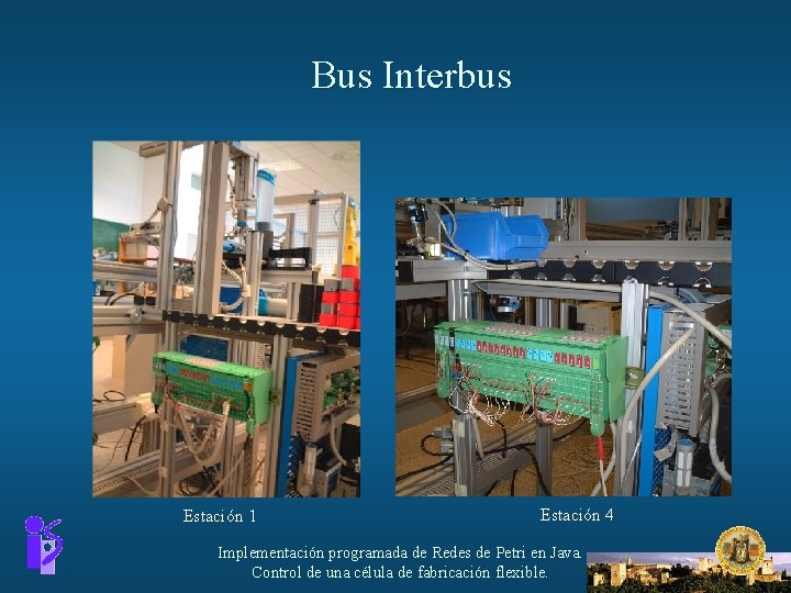 Bus Interbus Estación 1 Estación 4 Implementación programada de Redes de Petri en Java.