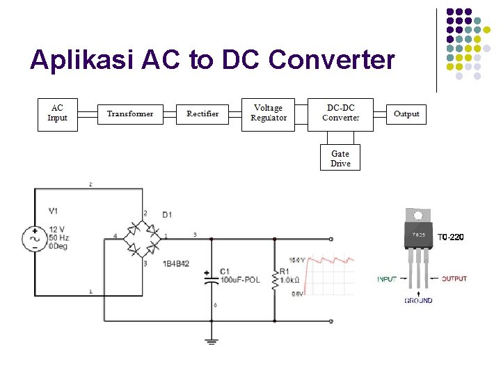 Aplikasi AC to DC Converter 