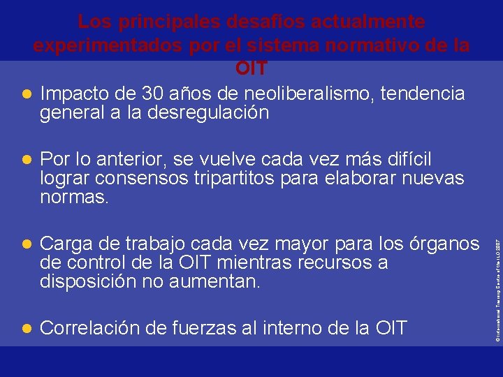 l Por lo anterior, se vuelve cada vez más difícil lograr consensos tripartitos para