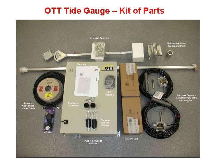 OTT Tide Gauge – Kit of Parts 