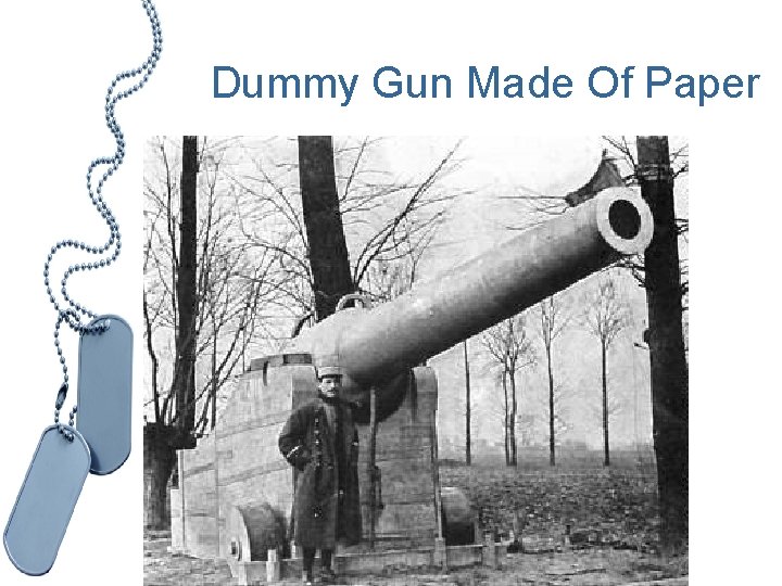 Dummy Gun Made Of Paper 