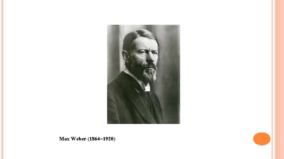Max Weber (1864– 1920) 
