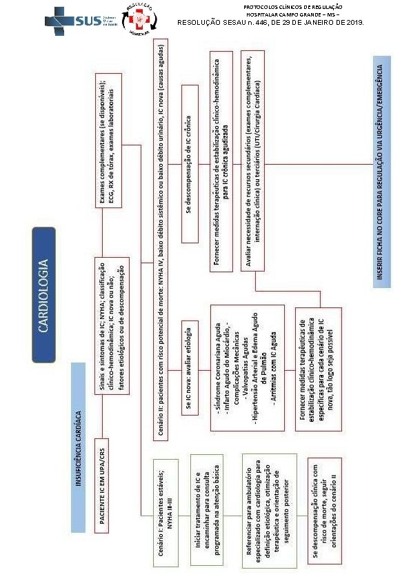 PROTOCOLOS CLÍNICOS DE REGULAÇÃO HOSPITALAR CAMPO GRANDE – MS – RESOLUÇÃO SESAU n. 446,