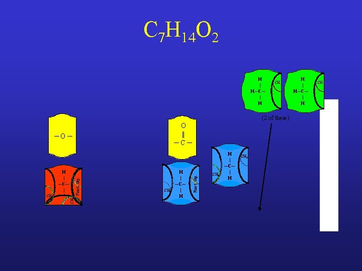 C 7 H 14 O 2 H | H─C─ | H CH (2 of