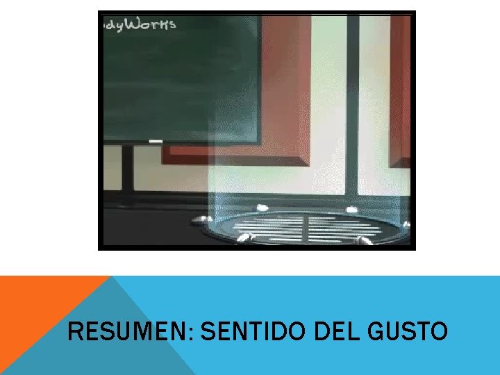RESUMEN: SENTIDO DEL GUSTO RESUMEN: SENTIDO DEL GUSTO