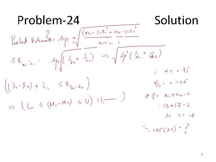 Problem-24 Solution 9 
