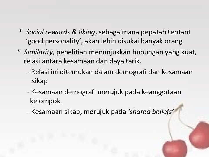 Faktor Faktor yang Mempengaruhi Persuasif The Nature of