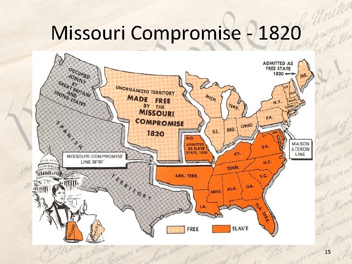 Missouri Compromise - 1820 15 