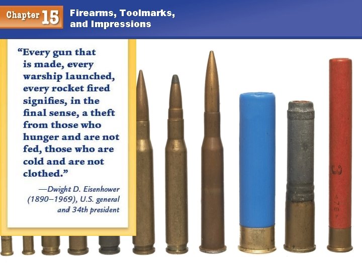 Firearms, Toolmarks, and Impressions 1 