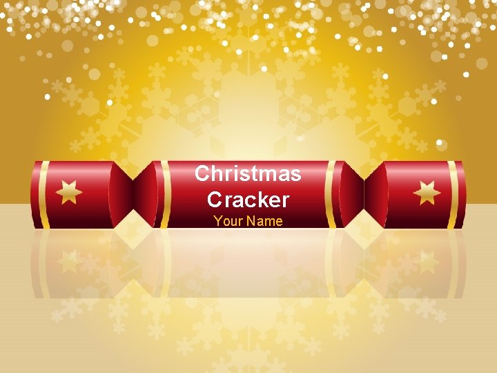 Christmas Cracker Your Name 