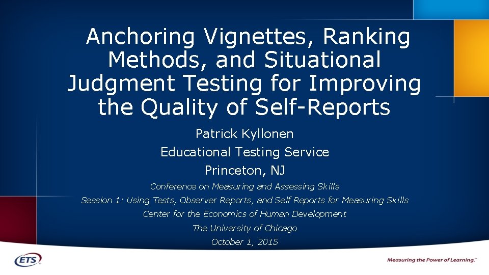  Anchoring Vignettes, Ranking Methods, and Situational Judgment Testing for Improving the Quality of