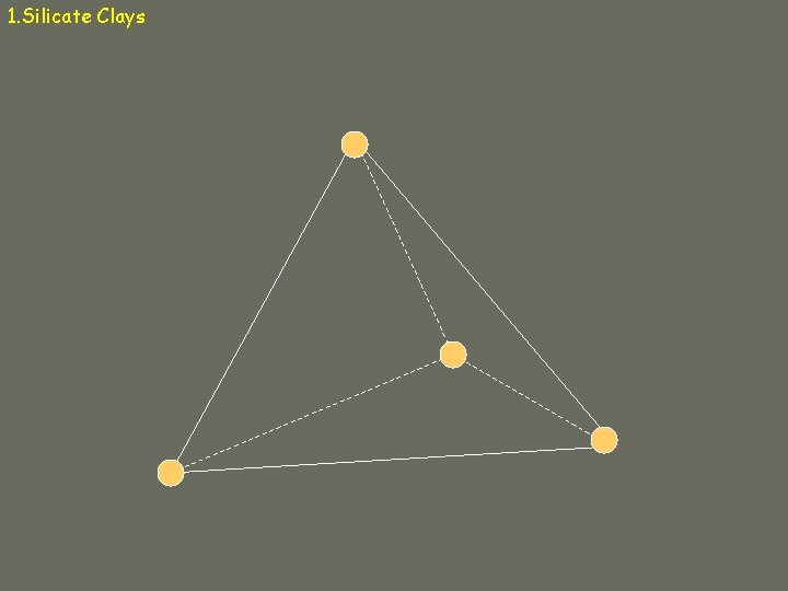 1. Silicate Clays 