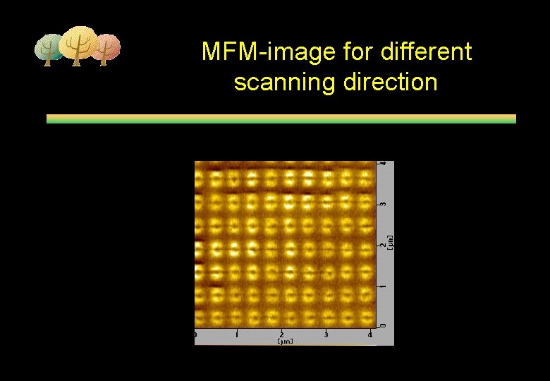 MFM-image for different scanning direction 