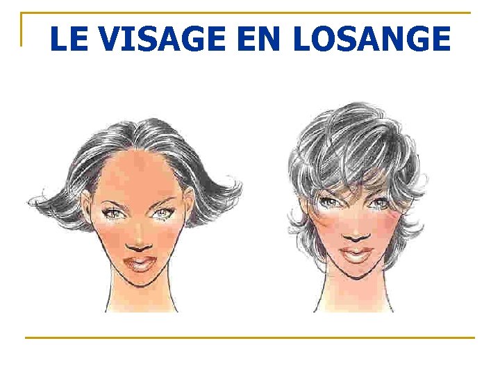 LE VISAGE EN LOSANGE 