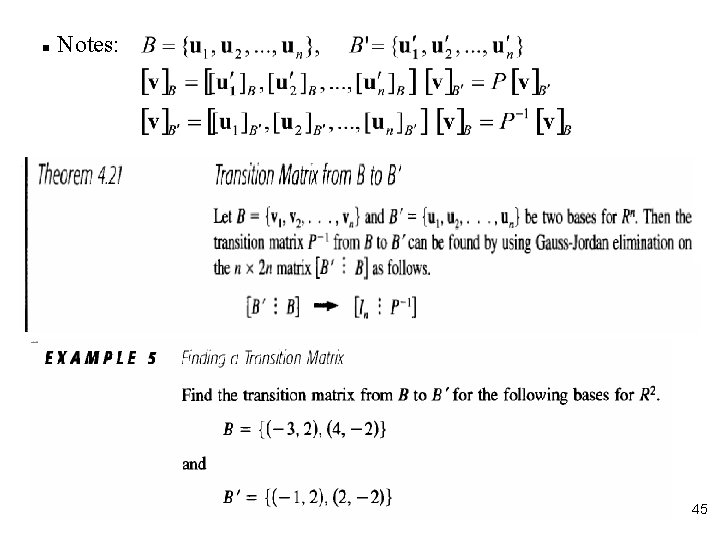 n Notes: 45 