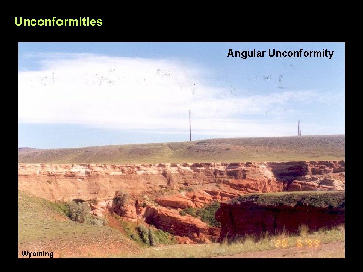 Unconformities Angular Unconformity Wyoming 