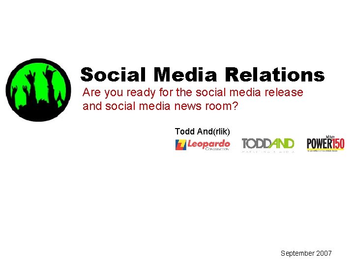 Social Media Relations Are you ready for the