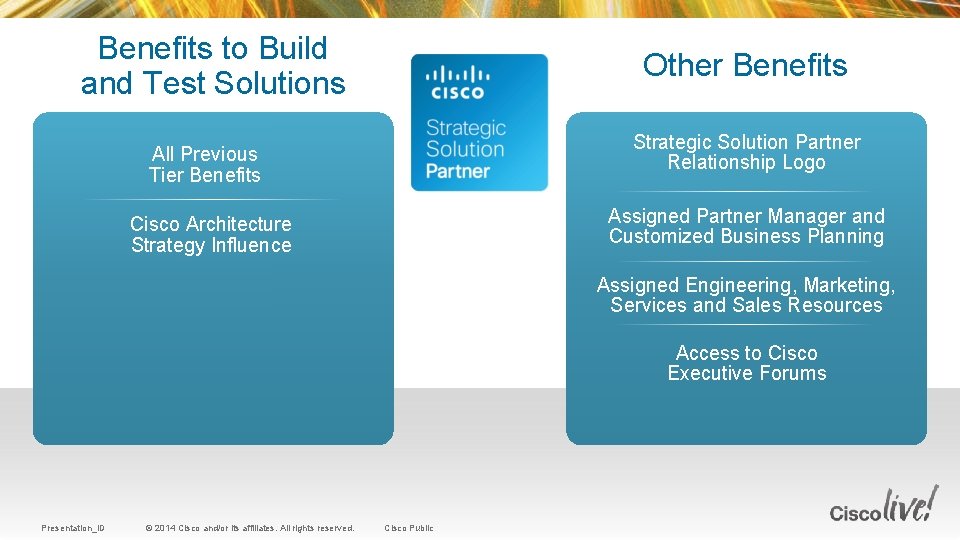 Benefits to Build and Test Solutions Other Benefits Strategic Solution Partner Relationship Logo All Benefits to Build and Test Solutions Other Benefits Strategic Solution Partner Relationship Logo All