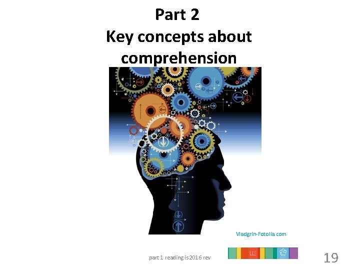 Part 2 Key concepts about comprehension Vladgrin-Fotolia. com part 1 reading is 2016 rev