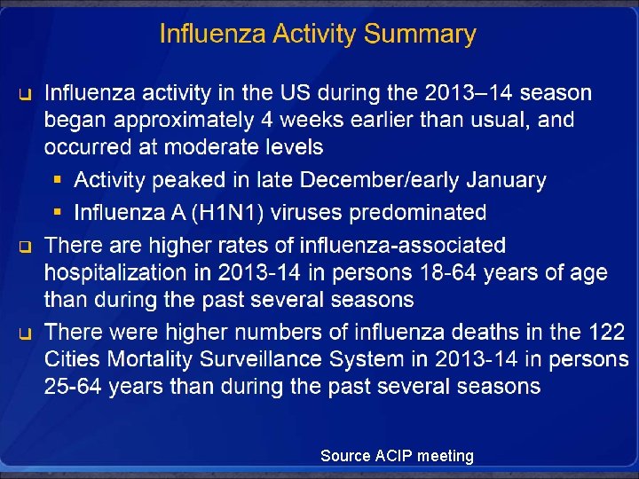 Source ACIP meeting 