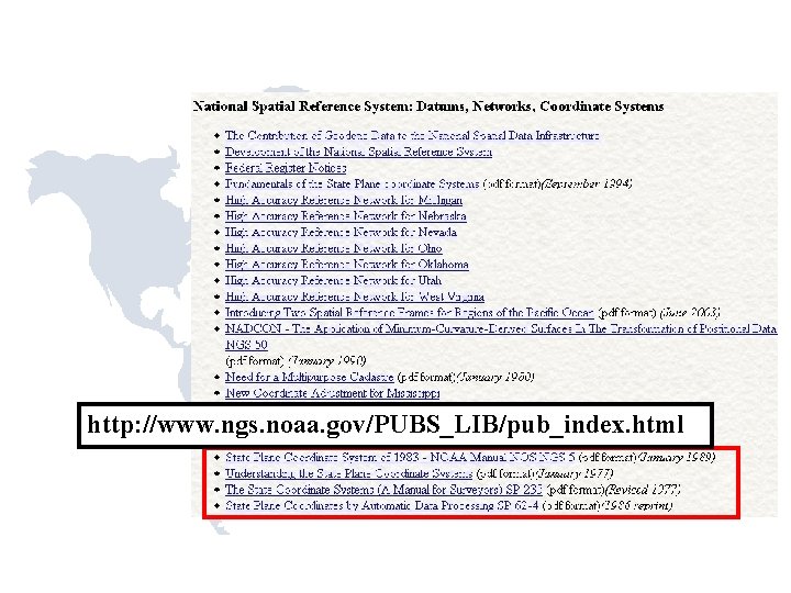http: //www. ngs. noaa. gov/PUBS_LIB/pub_index. html 