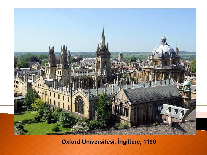 Oxford Üniversitesi, İngiltere, 1190 