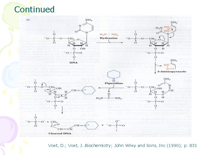 Continued Voet, D. ; Voet, J. Biochemistry; John Wiley and Sons, Inc (1990); p: