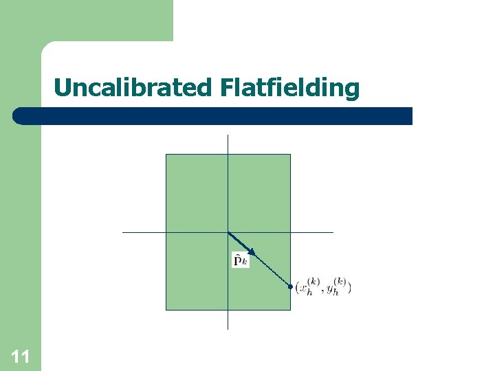 Uncalibrated Flatfielding 11 