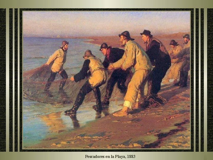 Pescadores en la Playa, 1883 Pescadores en la Playa, 1883