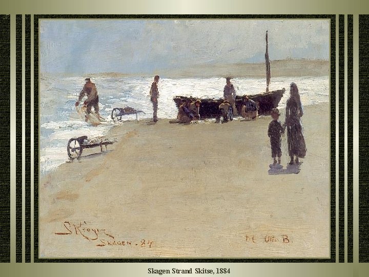 Skagen Strand Skitse, 1884 Skagen Strand Skitse, 1884