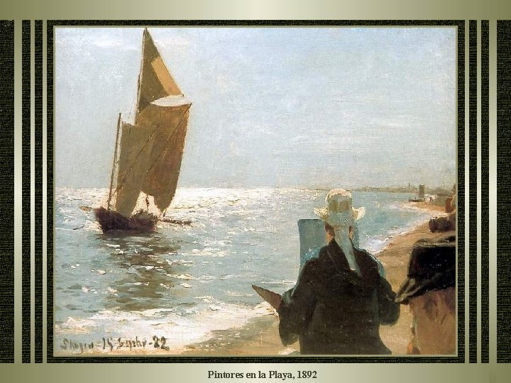 Pintores en la Playa, 1892 Pintores en la Playa, 1892