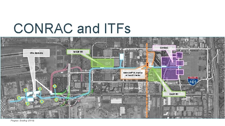 CONRAC and ITFs CTA Stations WEST ITF Con. RAC W ARBOR VITAE ST Metro