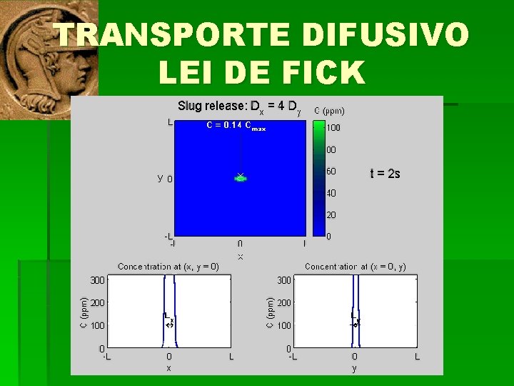 TRANSPORTE DIFUSIVO LEI DE FICK 