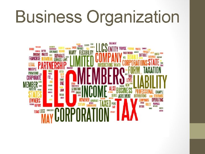 Business Organization 