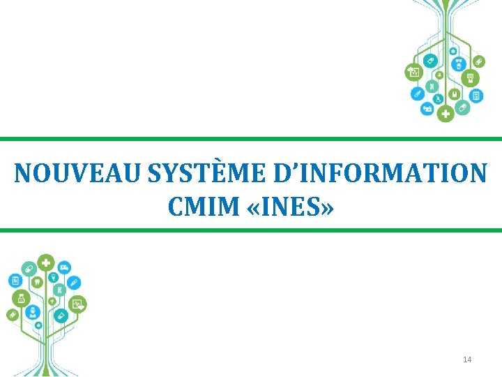 NOUVEAU SYSTÈME D’INFORMATION CMIM «INES» 14 