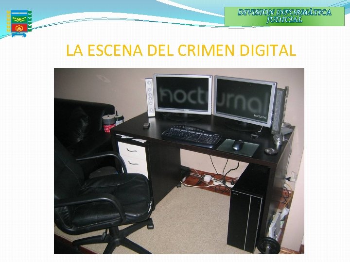 DIVISION INFORMÁTICA JUDICIAL LA ESCENA DEL CRIMEN DIGITAL 