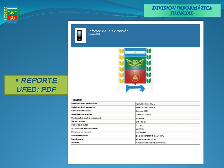 § REPORTE UFED: PDF 