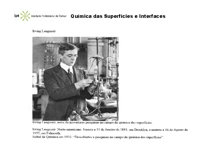 Química das Superfícies e Interfaces 