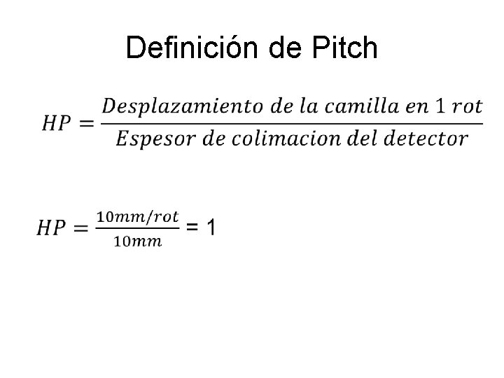 Definición de Pitch 