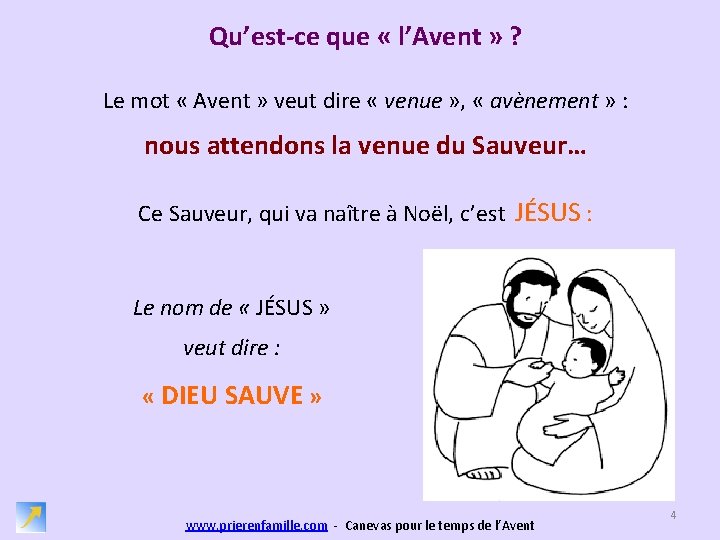 Qu’est-ce que « l’Avent » ? Le mot « Avent » veut dire «