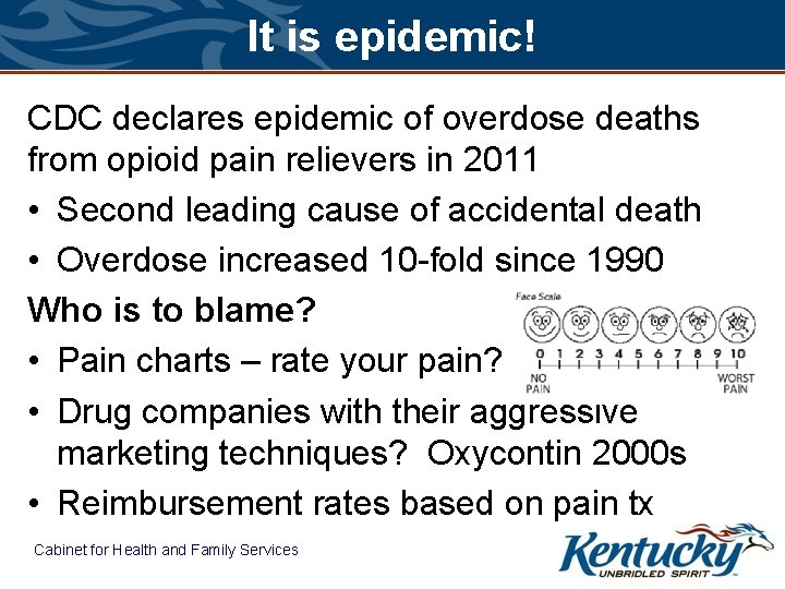 It is epidemic! CDC declares epidemic of overdose deaths from opioid pain relievers in