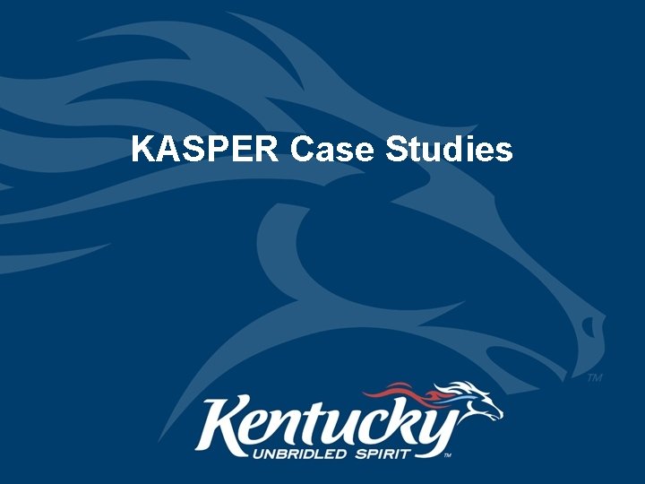 KASPER Case Studies 