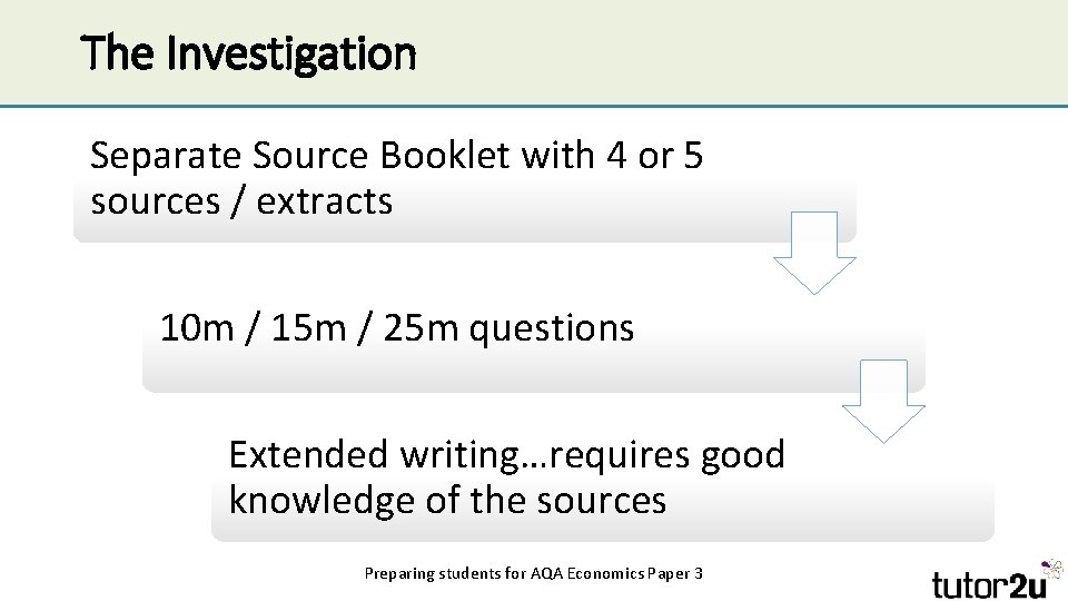 The Investigation Separate Source Booklet with 4 or 5 sources / extracts 10 m The Investigation Separate Source Booklet with 4 or 5 sources / extracts 10 m