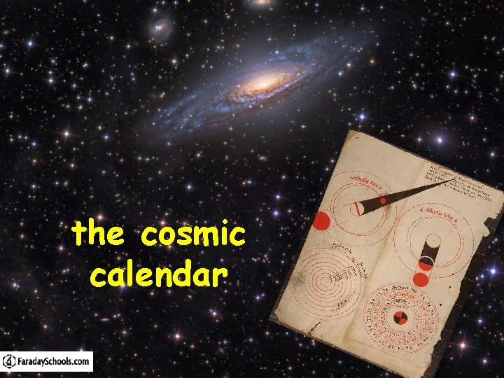 the cosmic calendar 