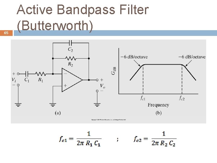 65 Active Bandpass Filter (Butterworth) 