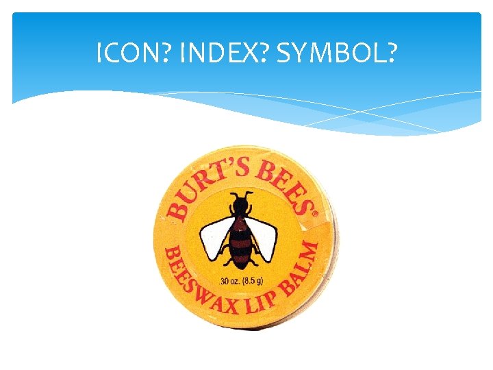 ICON? INDEX? SYMBOL? 