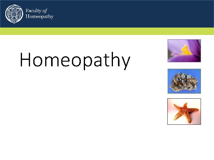 Homeopathy 