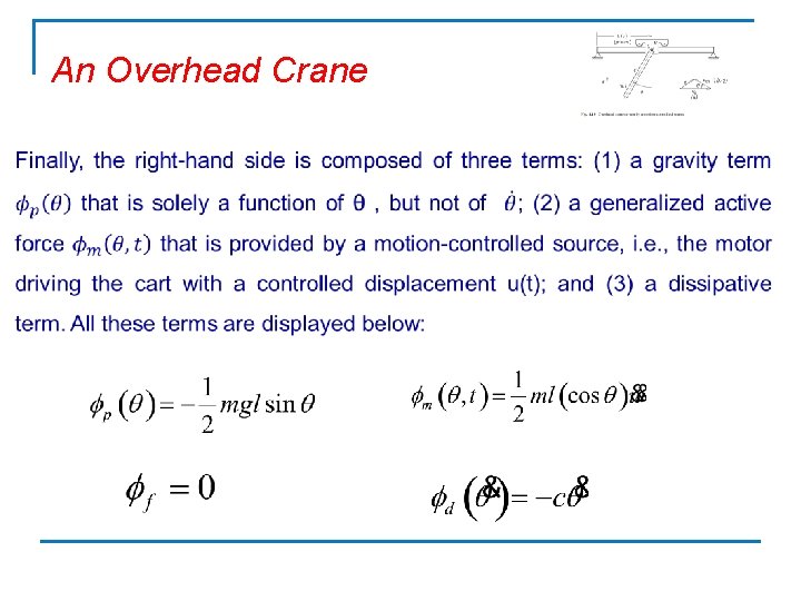 An Overhead Crane 